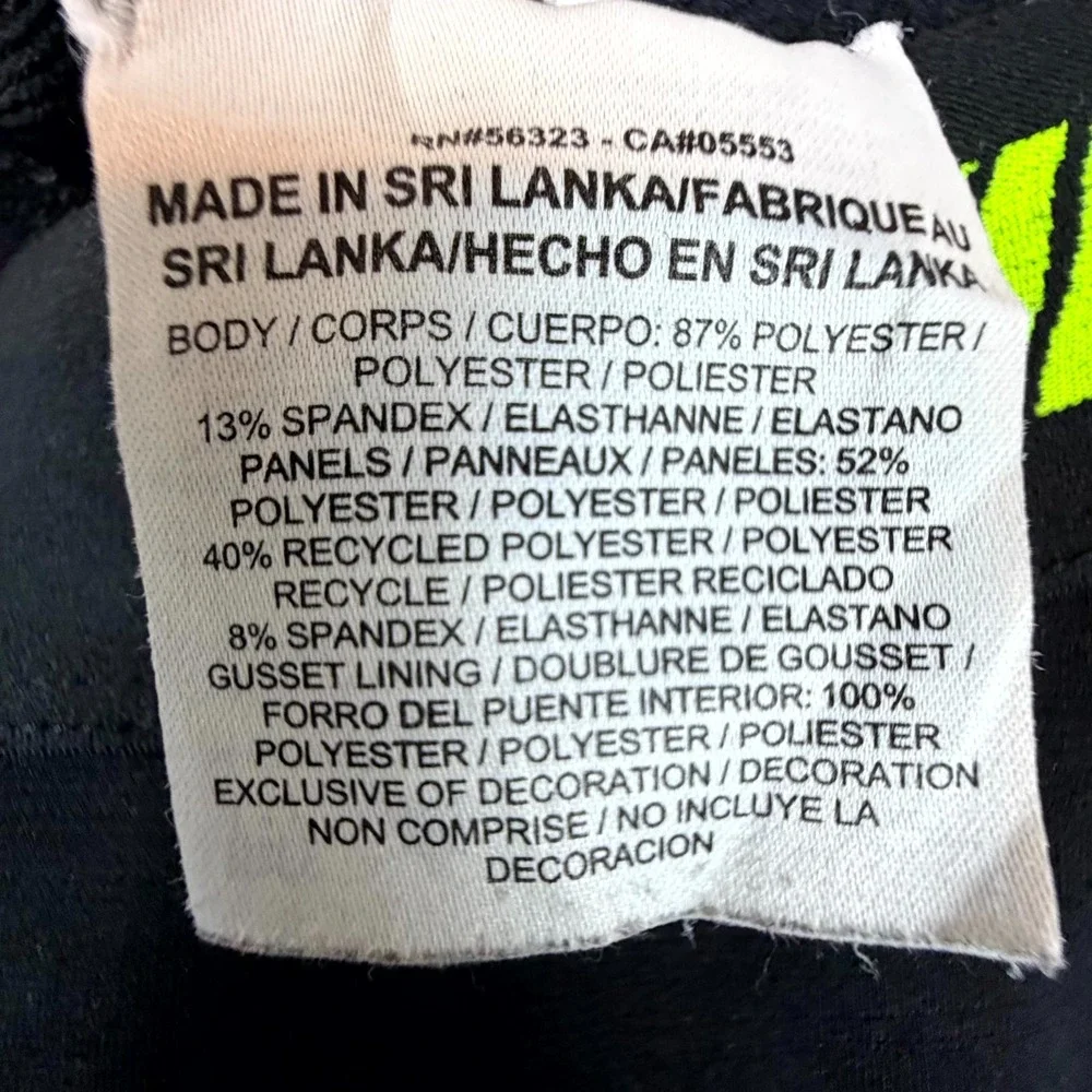 Nike clothing sizes